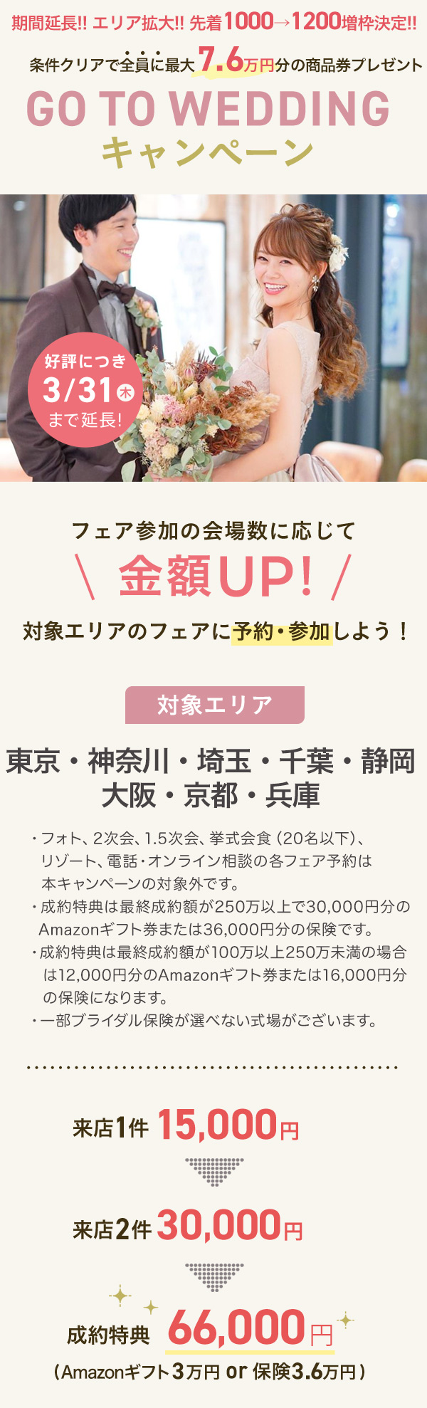 GO TO WEDDINGキャンペーン HERO